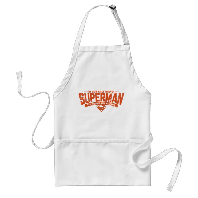 Tablier Superman - Mon Héros depuis toujours (Devant)