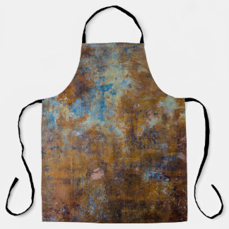Tablier Surface en bois Brown et rose