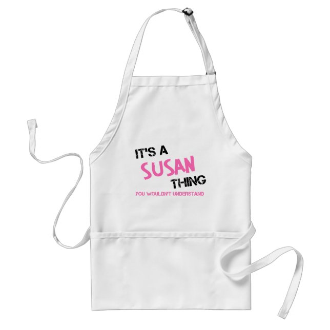 Tablier Susan que tu ne comprendrais pas (Devant)