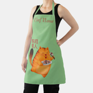 Tablier sushi cat, sushi