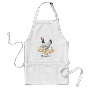 Tablier Sussex Chicken Mama Hen and Chicks