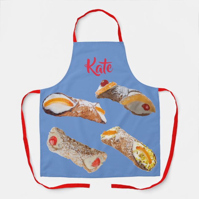 Tablier 'Sweet Cannoli' personnalisable (Recto)