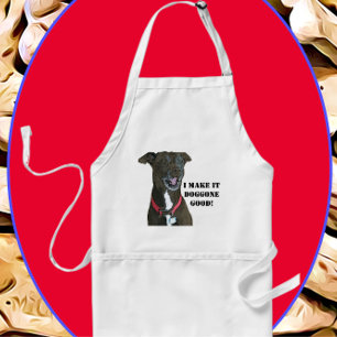 Tablier Sweet Pitbull Lab Mix Dog sur l'tablier du chef