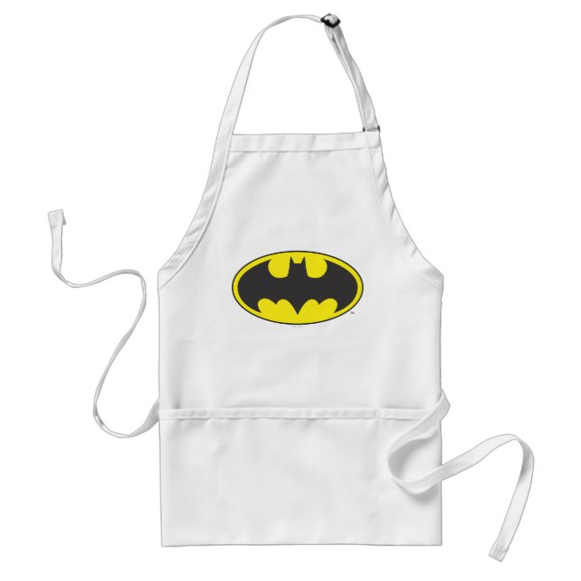Tablier Symbole Batman | Logo Oval de chauve-souris (Devant)