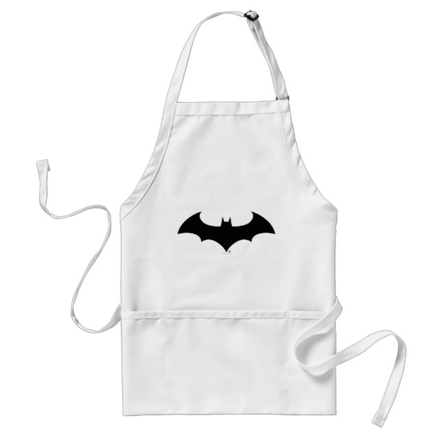 Tablier Symbole Batman | Logo Simple Bat Silhouette (Devant)