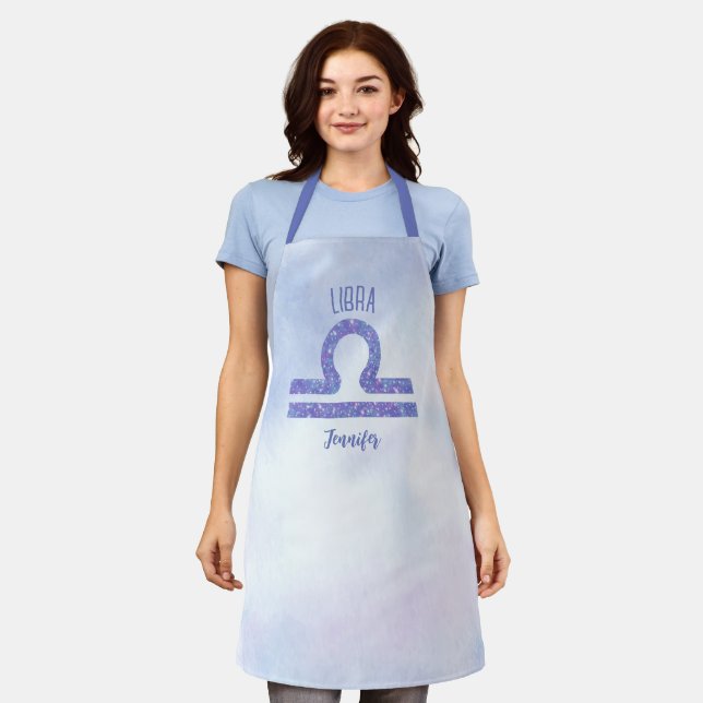 Tablier Symbole d'astrologie de la bibliothèque féminine p (Porté)
