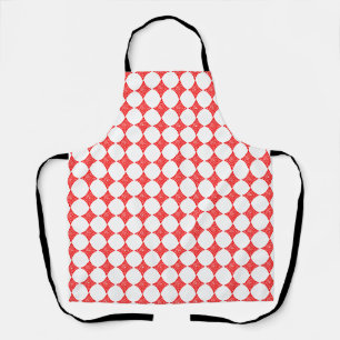 Tablier Symbole de carte de jeu rouge forme diamant Lino C