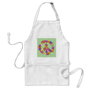 Tablier SYMBOLE DE LA PAIX Floral