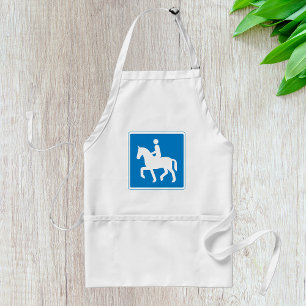 Tablier Symbole de la route équestre Horse équitation