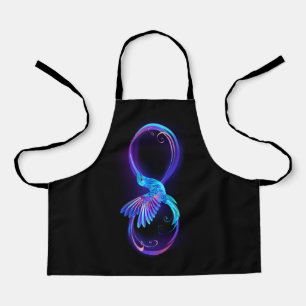 Tablier Symbole de Neon Infinity par Glowing Hummingbird