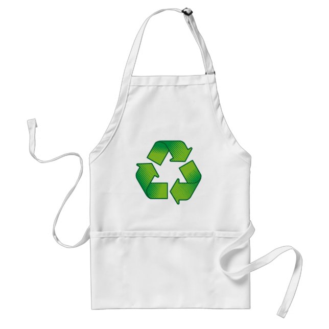 Tablier Symbole de recyclage (Devant)