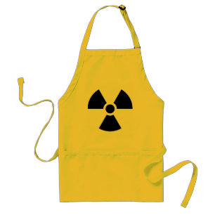 Tablier Symbole de trèfle de radiation Cuisine drôle