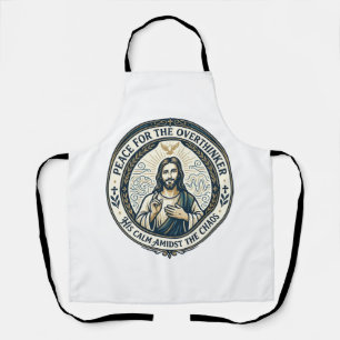 Tablier T-Shirt Affirmations de santé mentale de Jésus Ins