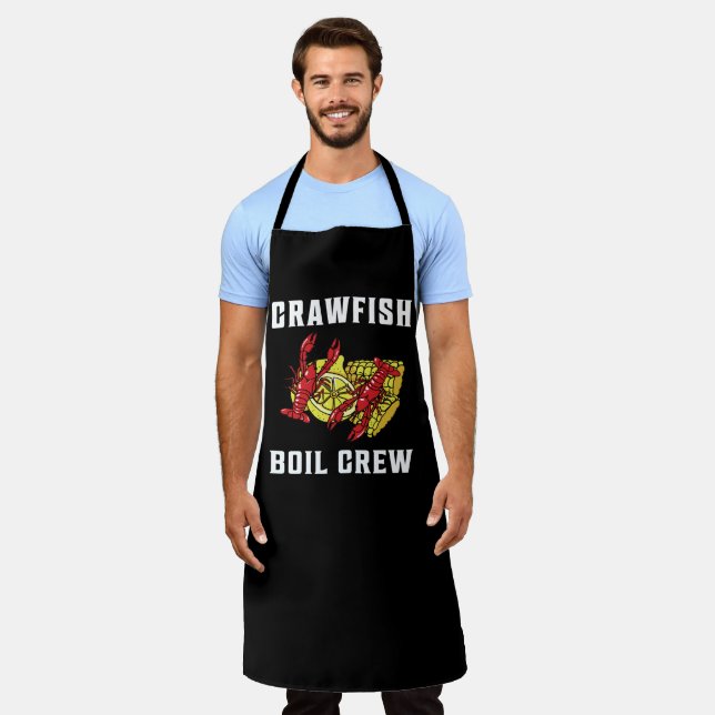 Tablier T-shirt de l'équipage de l'écrevisse (Porté)