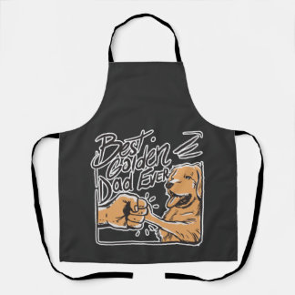 Tablier T-shirt du meilleur ami de Golden Retriever