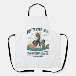 Tablier T-shirt graphique Jésus Adoption Foster Care chrét