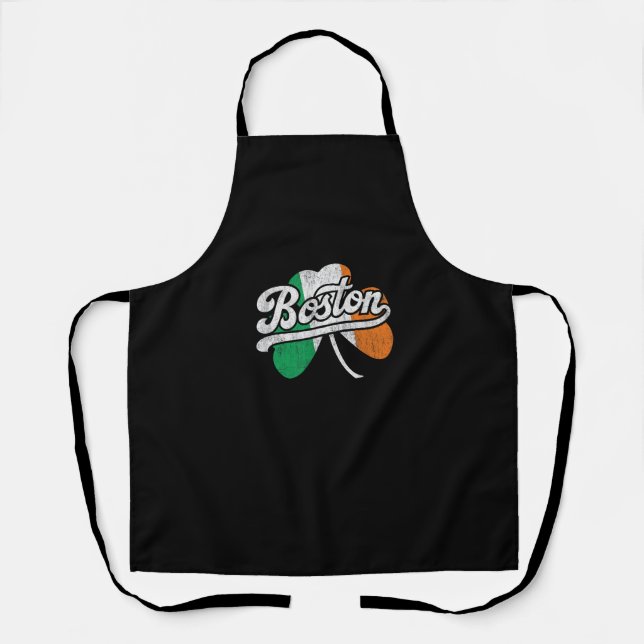 Tablier T-shirt irlandais de Boston (Recto)