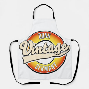 Tablier T-Shirt Label Keychain Bonn vintage style logo