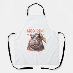 Tablier T-shirt mignon Moo Deng