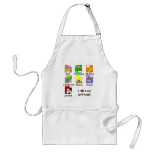 Tablier T-shirts et cadeaux d'animaux de zoo
