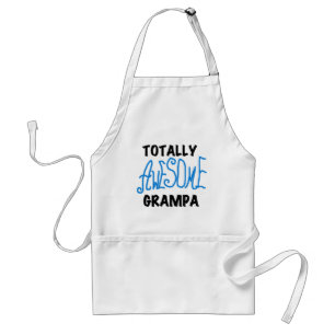 Tablier T-shirts et cadeaux de Grampa bleu absolument géni