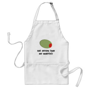 Tablier T-shirts et cadeaux Martini Drinkers Olive Design