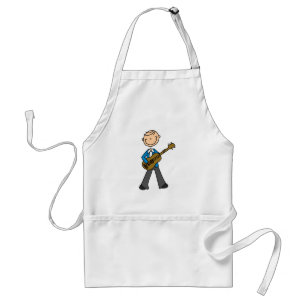 Tablier T-shirts et cadeaux pour joueur de guitare en bonh