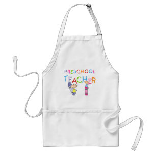 Tablier T-shirts et cadeaux préscolaires de professeur de