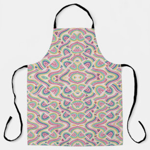 Tablier Tabard coloré avec des motifs complexes et tourbil