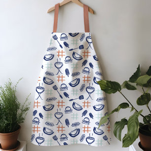 Tablier Tabard de BBQ à l'aquarelle