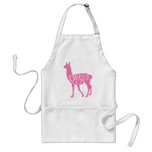 Tablier Tabard Lama Drame Rose