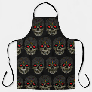 Tablier Tabard Love Skull