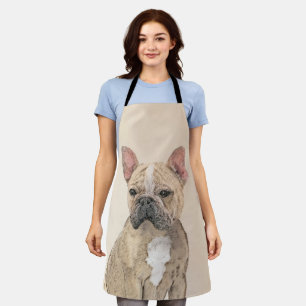Tablier Tableau Français Bulldog (Sable) - Joli Original D