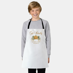 Tablier Tablée de Thanksgiving Citrouille Rendez Grâce Équ