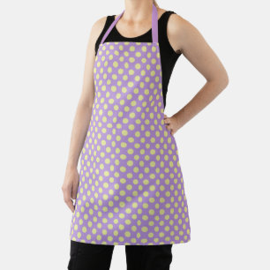 Tablier Taches de lavande au citron