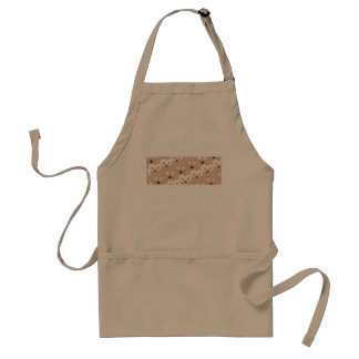Tablier Tan de motif de chat et de souris