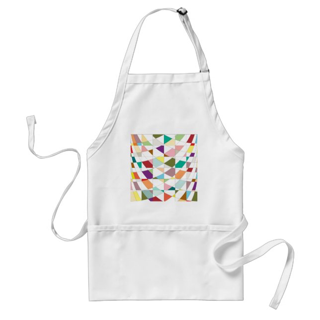 Tablier Tapisserie aux couleurs Abstraites (Devant)