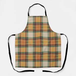 Tablier Tartan à carreaux de la récolte d'automne chaud