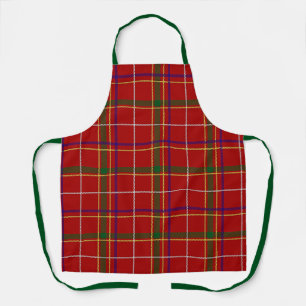 Tablier Tartan rouge coloré