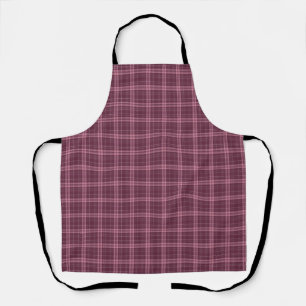 Tablier Tartan rouge de canneberge profonde