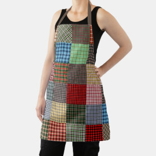 Tablier Tartan rustique