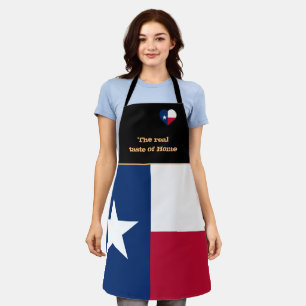 Tablier Taste of Home & Texas Flag, Texas /America Cuisine