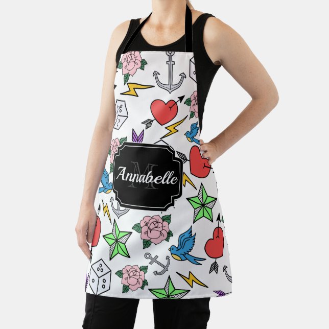Tablier Tatouage de la vieille école (Insitu)