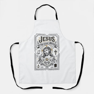 Tablier Tatouage flash Jésus Christianisme Tatouage flash