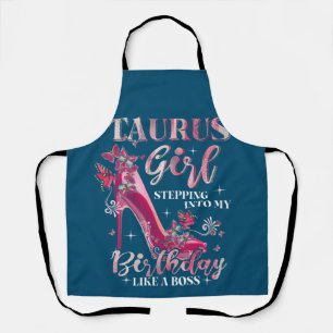 Tablier Taurus Girl Entrant Dans Mon Anniversaire Comme Un
