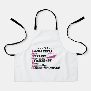 Tablier Technicien de Lash Tech Graduation Eyelash