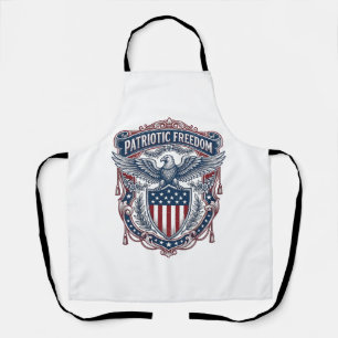 Tablier Tee-shirt graphique vectoriel de style de drapeau 