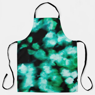 Tablier Teinture verte à tarte foncée. Inspiration aquamar