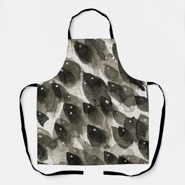Tablier Tempête de poissons (Recto)