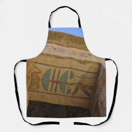 Tablier Temple égyptien Hiéroglyphes Apron